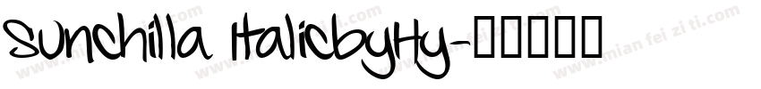 Sunchilla ItalicbyHy字体转换